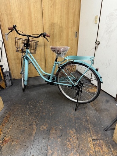 新車　nikki classic　26インチ　LEDライト　6段変速　カートリッジBB