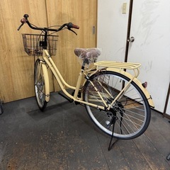 新車　nikki classic　26インチ　LEDオートライト　6段変速 新車 nikki classic 26インチ LEDライト 6段変速 自転車