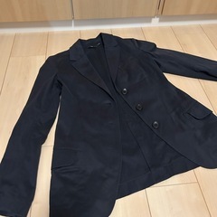 ユニクロ UNIQLO　レディース　ジャケット 紺色 丈長め