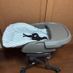 コンビ ネムリラ FF キャンディベージュ 手動 ハイローチェアの画像