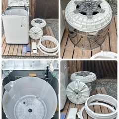 【美品 分解洗浄クリーニング済】2020年 洗濯機 5.0kg Panasonic NA-F50B13【PayPayお支払い出来ます】の画像