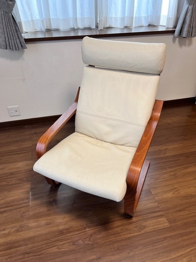 本革使用　IKEA ポエング　パーソナルチェア　イケア