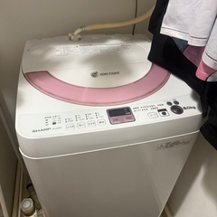 【5/25.26日取りに来れる方限定】SHARP シャープ　洗濯機