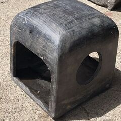 陶器製 あんか 行火  猫火鉢　櫓炬燵の画像