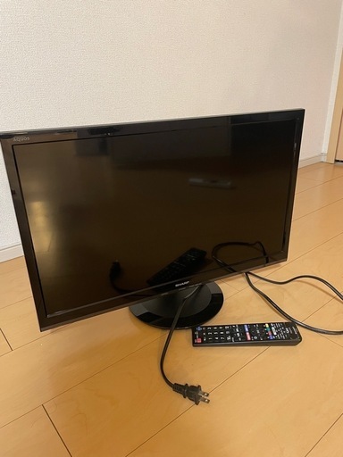 SHARP 24型 液晶テレビ AQUOS 2T-C24ADB ブラック (たまご) 味美