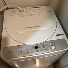 シャープ2022年製洗濯機6kg