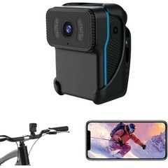 新品！小型ビデオカメラ ウェアラブルカメラスマホ連携WIFI搭載...