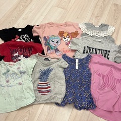 差し上げます　女の子子供服110メイン
の画像