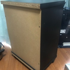 GYP0424 サイドボード　収納　本棚　車輪付き　開扉　ガラス扉の画像