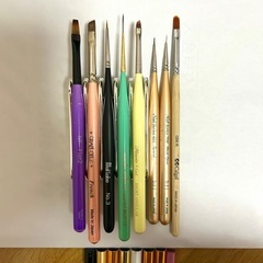 ジェルネイル　ネイル用品　まとめ売り　セット売り　検定　練習　セルフネイル　カラージェル　ニッパー　筆　ブラシの画像