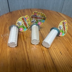 【未使用】①かじり木 コーン [S] 3個セット デグー うさぎ チンチラ おもちゃ ステップ 　の画像