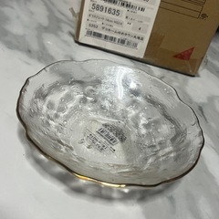 ①ガラスプレート6枚【デコホーム商品】【新品】
