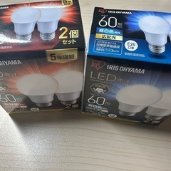 【未使用】電球　60形 E26口金