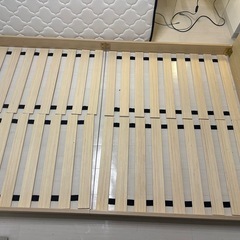 3ヶ月使用　セミダブル　ベッド　ローベッド　札幌の画像