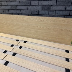 3ヶ月使用　セミダブル　ベッド　ローベッド　札幌の画像