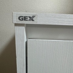 GEX アクアリウム 棚 アクアラック ウッド 白 の画像