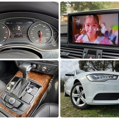 ⭕️ローン&クレジット決済OK⭕️◆車検R8年1月◆H25年アウディA6◆8.4万㎞◆純正ナビ◆黒革シート◆ETCの画像