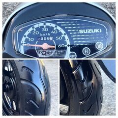 エンジン良好。スズキ レッツ4。 ◆安い価格で安心して乗れる良いバイクを提供しています。の画像