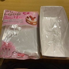 クリーム絞り袋と　パウンドケーキ型　
