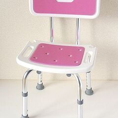 シャワーチェア やや難あり未使用品 条件付き配達可 背もたれ付き...