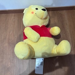 大きめ くまのプーさん ぬいぐるみの画像