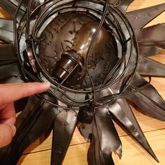 【受渡し決まりました】壁掛けオブジェ.ライト、飾り、インテリアの画像