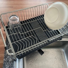 【取引き完了】ニトリ　水切りラック※お皿とコップは付いていません