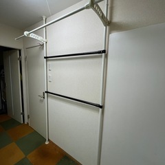 受け渡し確定しました 室内干し突っ張り棒
