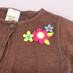 カーターズ❤ベビー用カーディガン 花の刺繍付き　子供服の画像