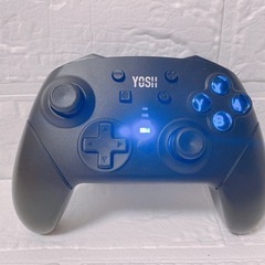 【美品✨】YOSHII ワイヤレスプロゲームコントローラー ブラック Switch プレステの画像