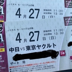 中日ドラゴンズvs東京ヤクルト