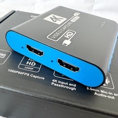 【決まりました】キャプチャーボード switch対応 4K パススルー 1080P 60FPS USB3.0の画像