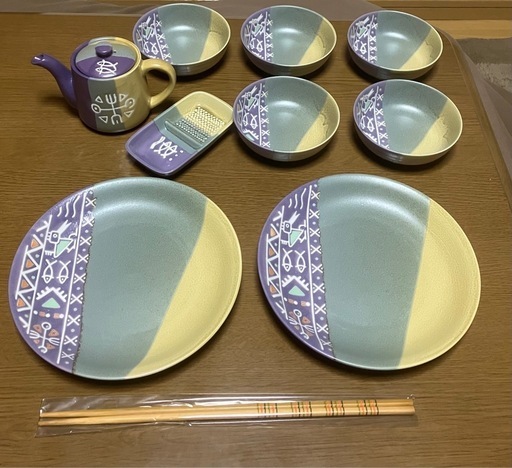 新品未使用】てんぶらセット龍峰窯 (TO) 小倉の食器《和皿》の 新品未使用】てんぶらセット龍峰窯 (TO) 小倉の食器《和皿》の