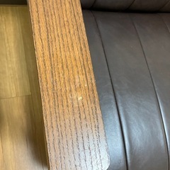 合成皮革　2人用ソファの画像