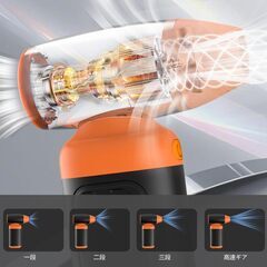 【新品】エアダスター 電動エアダスター 超強力 4段階風量調整 洗車 充電式 軽量 小型の画像