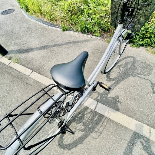 シティサイクル26インチ 前面バスケット付き
