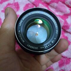 優良品　MINOLTA AUTO ROKKOR PF 55mm F1.8 の画像
