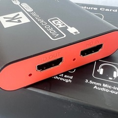 キャプチャーボード オレンジ switch対応 4K パススルー 1080P 60FPS USB3.0の画像