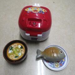 音声付きアンパンマン炊飯器とおかずセットの画像