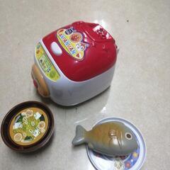 音声付きアンパンマン炊飯器とおかずセットの画像