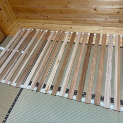 すのこベッド セミダブル ロール式 