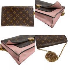ルイヴィトン LOUIS VUITTON ショルダーバッグ モノグラムイディール ポルトフォイユ フロール チェーン M67405 ブラウンの画像