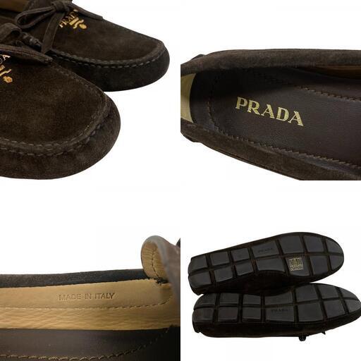 プラダ PRADA ローファー スエード ドライビングシューズ