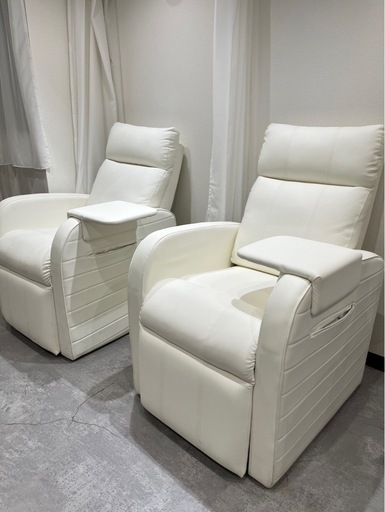 【美容サロン用】ホワイト リクライニング