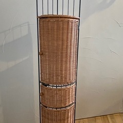 籐コーナーラック