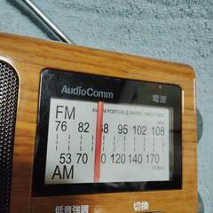 📻️美品、大型画面ラジオ、🔴AM/ＦMつき。❌非対応の画像