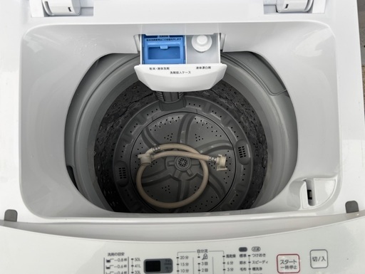 NITORI 洗濯機 NTR60 6.0kg/ホワイト中古 ガラス扉2020年製 Used/美品