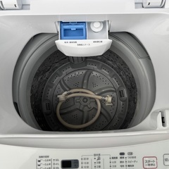 NITORI 洗濯機 NTR60 6.0kg/ホワイト中古 ガラス扉2020年製 Used/美品の画像