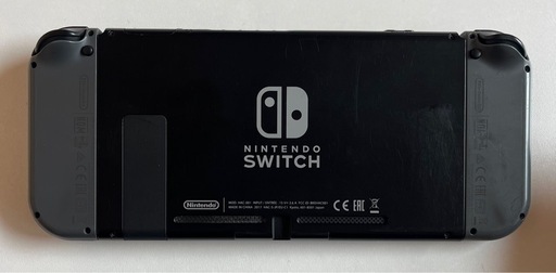 再掲載 グレーのNintendo Switch本体、ドックとACアダプター付き