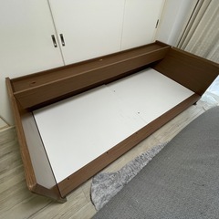 ニトリ ソファベット マットレス付きの画像